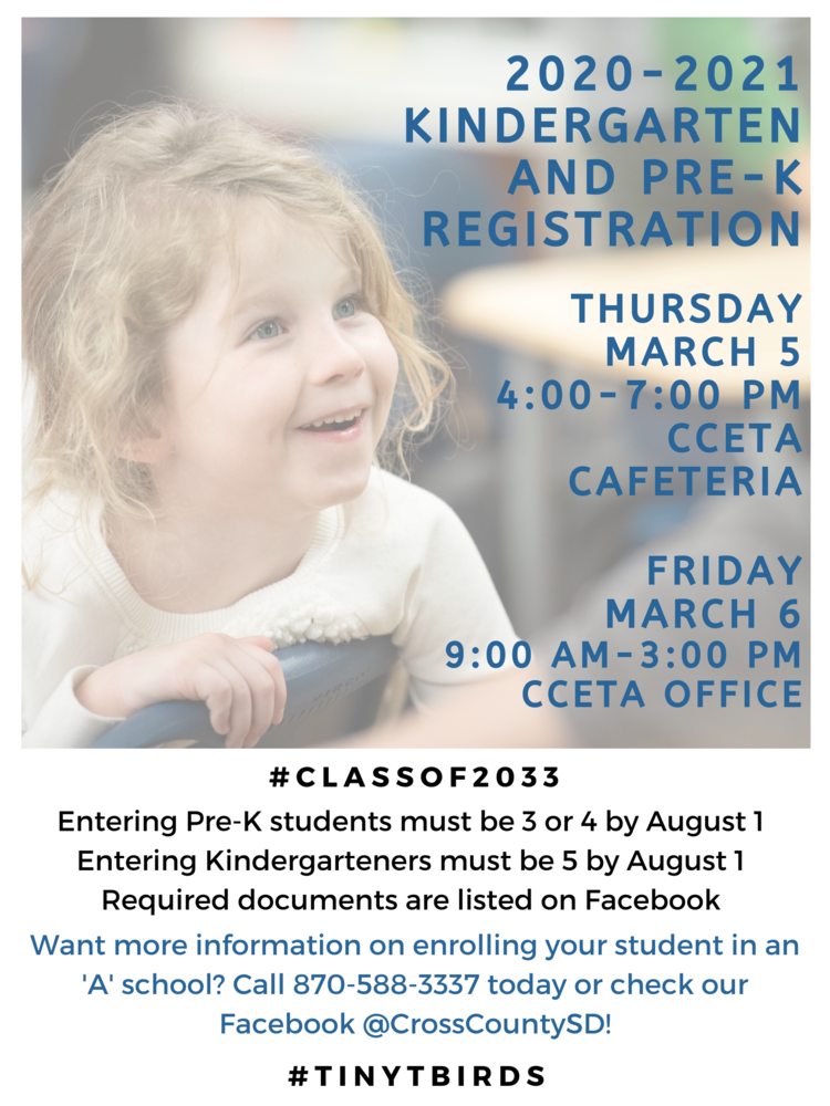 Kindergarten Registration 20-21