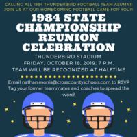 1984 State Championship Celebration