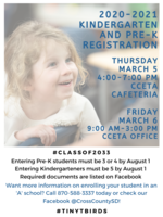Kindergarten and Pre-K Registration
